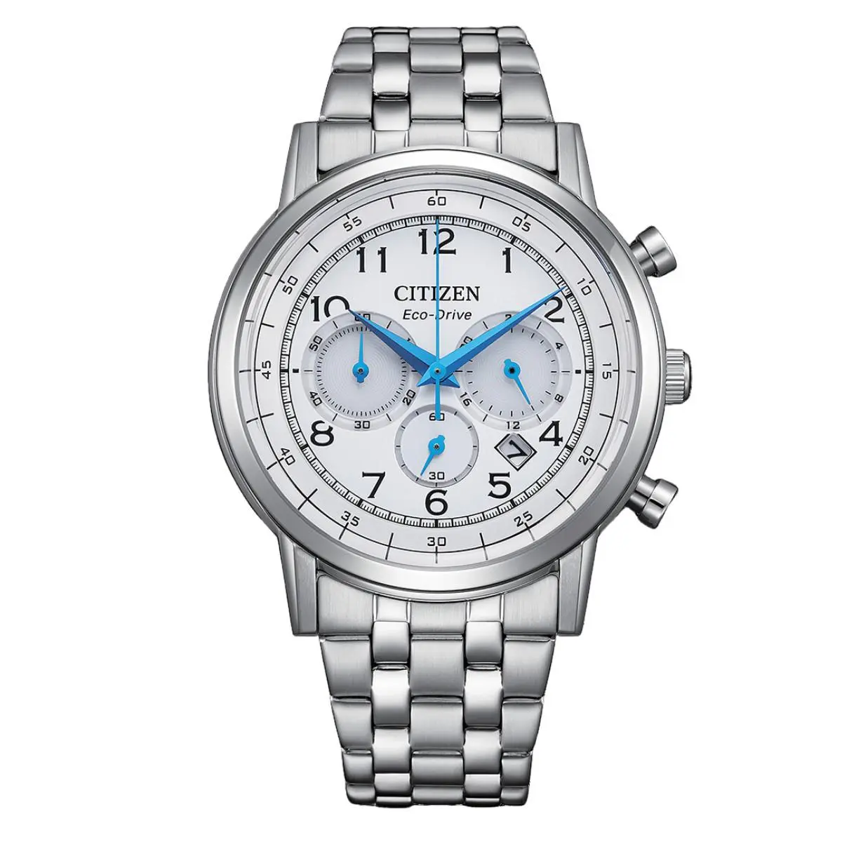 Citizen Men`s Classic 42mm Eco-drive Solar Quartz Watch CA4630-53A
