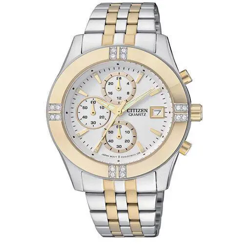 Citizen FA1044A-51A Ladies T Tone Watch with Accent Stones