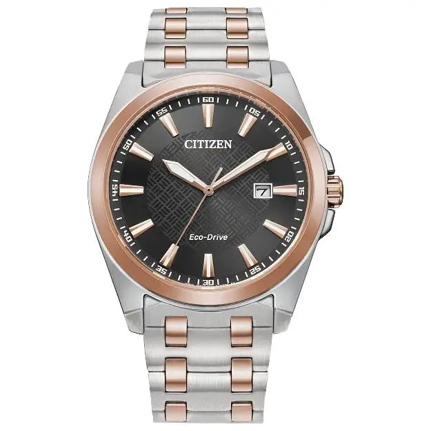 Citizen Eco Drive BM753653X Brown Dial Two Tone Bracelet 41MM Mens Watch