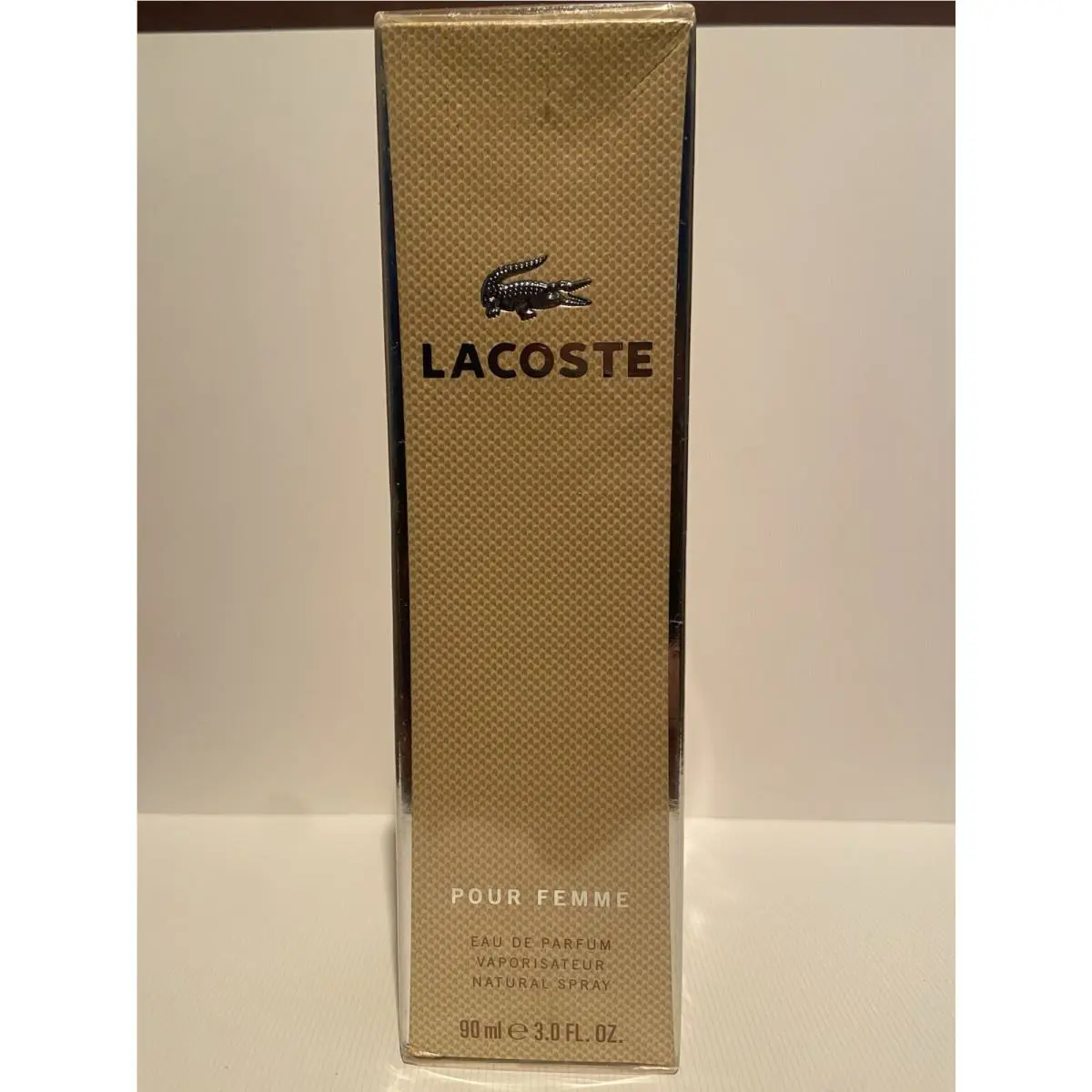 Lacoste Pour Femme 3.0 FL OZ / 90 ml Eau de Parfum Spray Box Vintage/rare