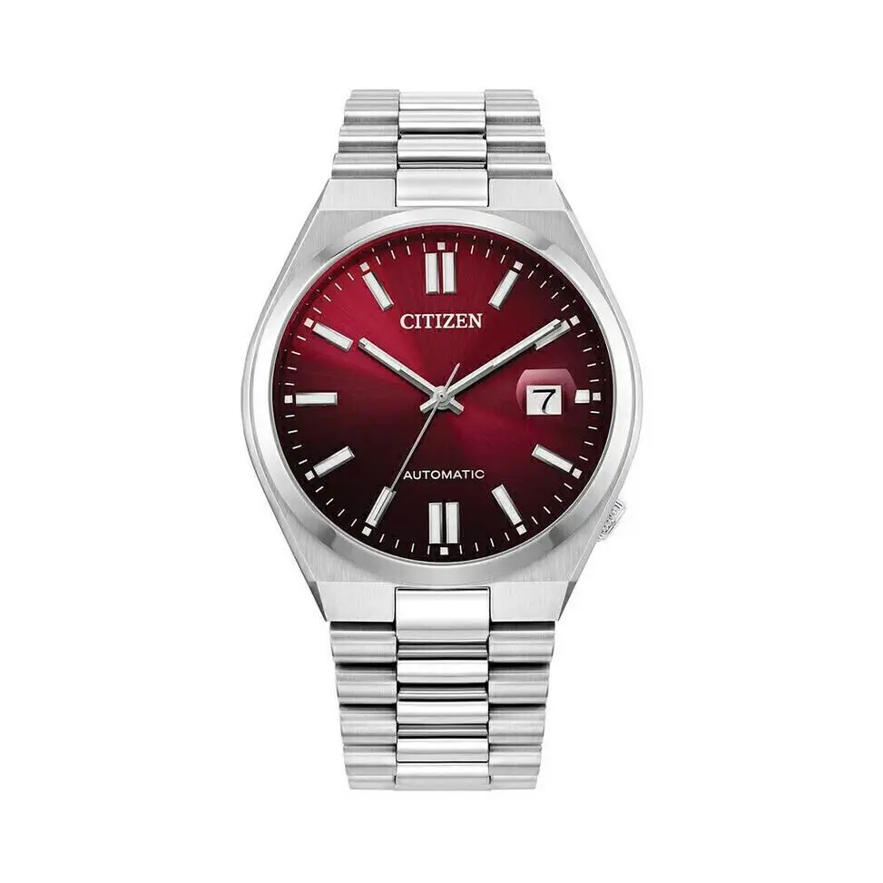 Citizen Men`s Tsuyosa Automatic Burgundy Dial Watch - NJ0150-56W - Burgundy