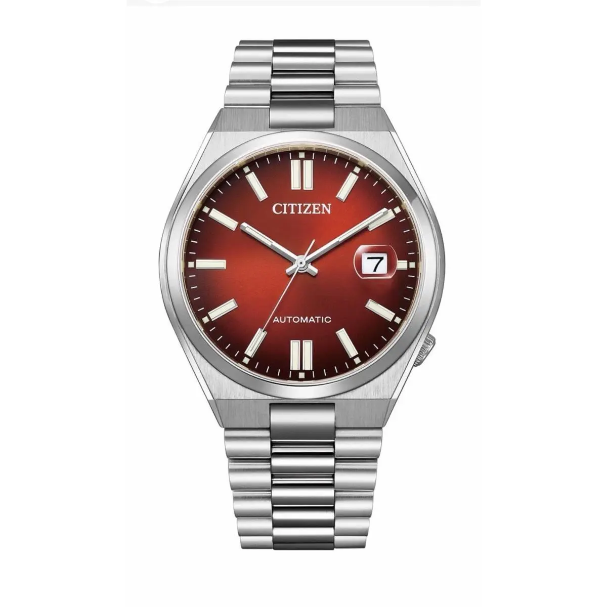 Tsuyosa NJ0150-56W Automatic Sapphire Red Dial Men`s Watch by Citizen
