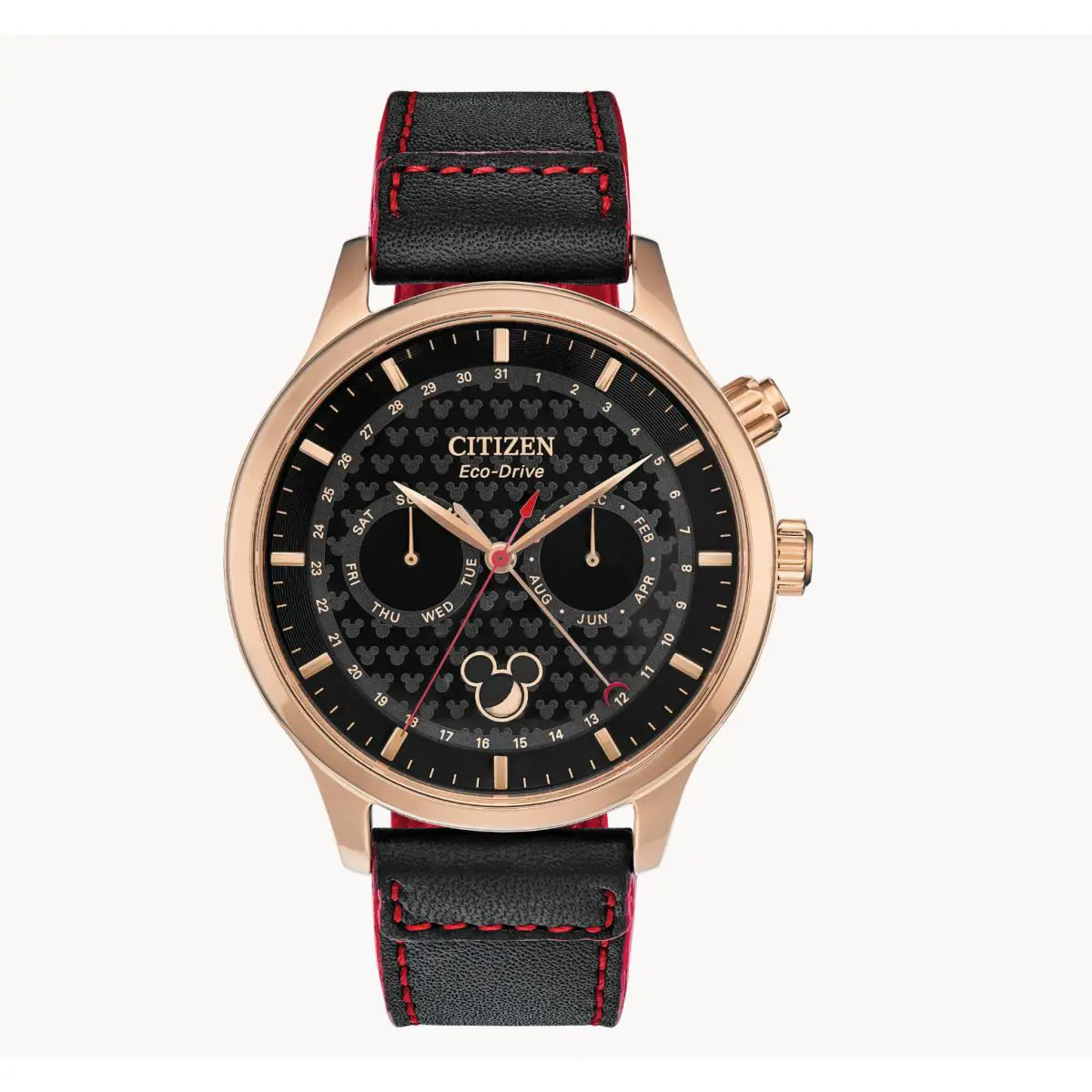 Citizen Eco-drive AP1053-23W Mickey Mouse Rose Gold Tone Steel 43 mm Solar Watch