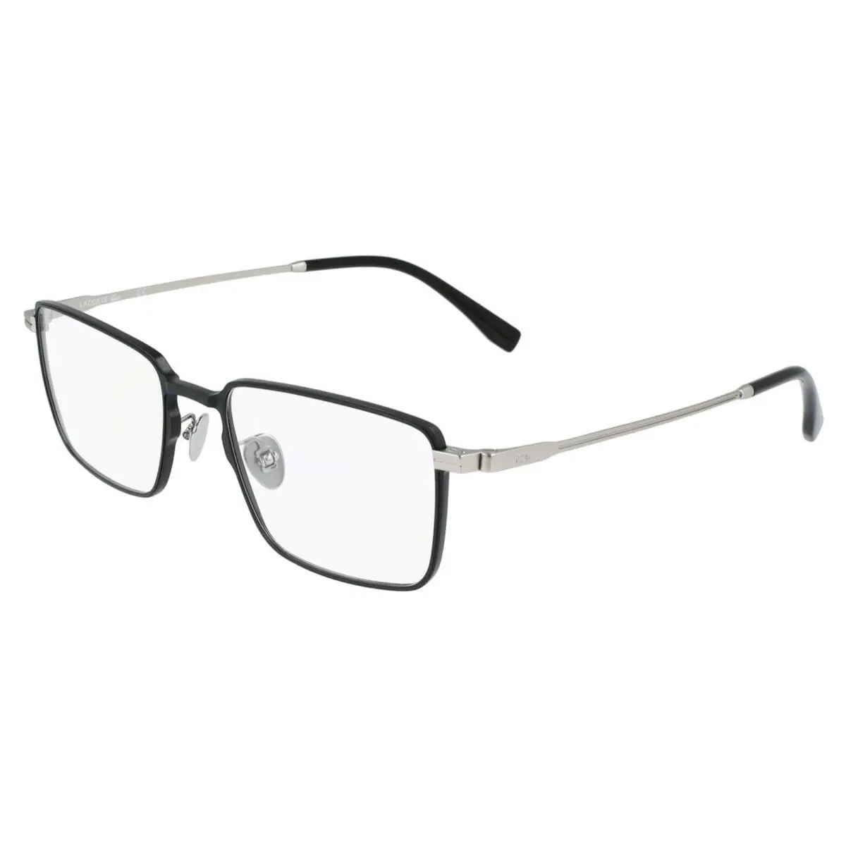 Lacoste Rx-able Eyeglasses L2275E 001 54-19 145 Matte Black Silver Frames