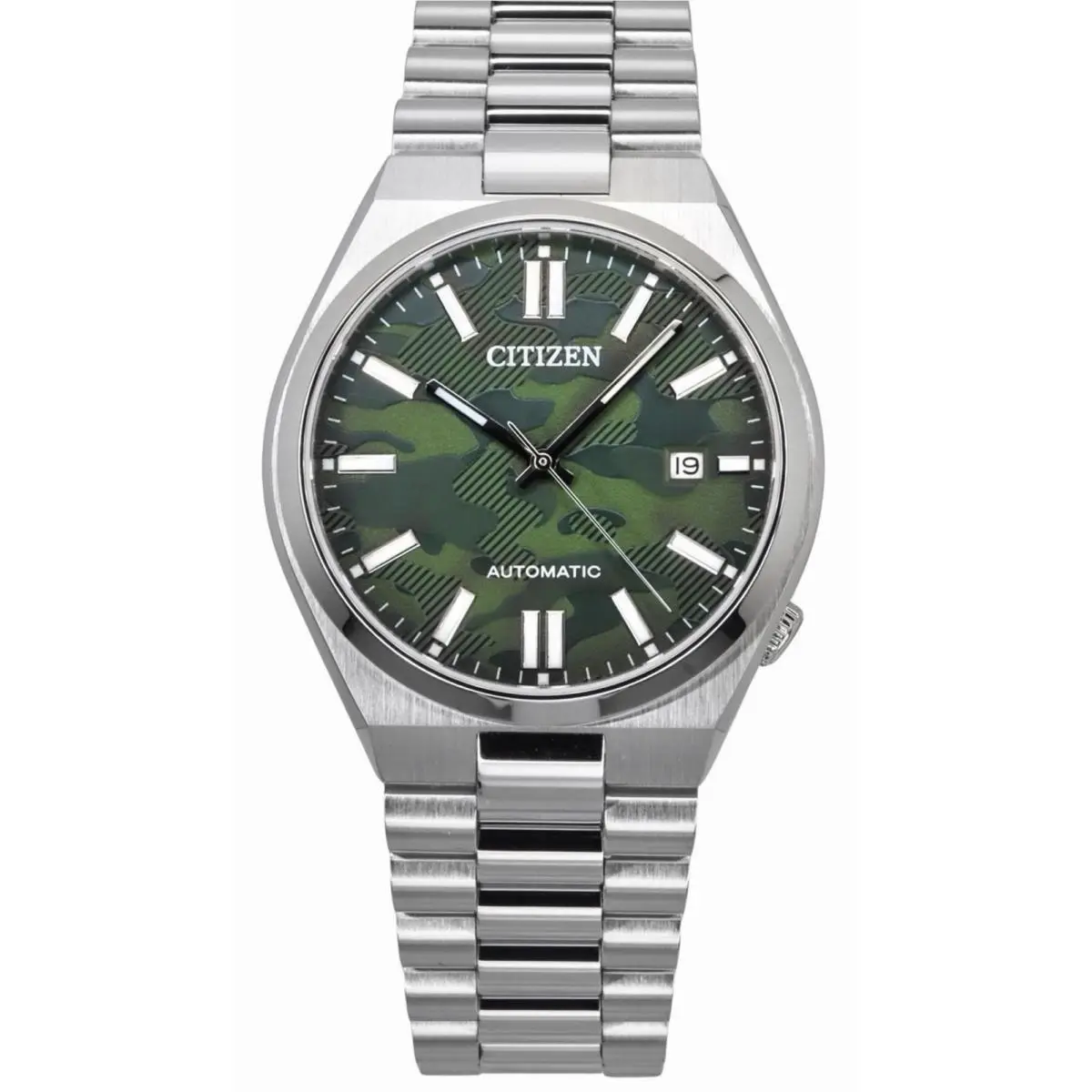 Citizen Tsuyosa Stainless Steel Green Dial Automatic NJ0159-86X Men`s Watch