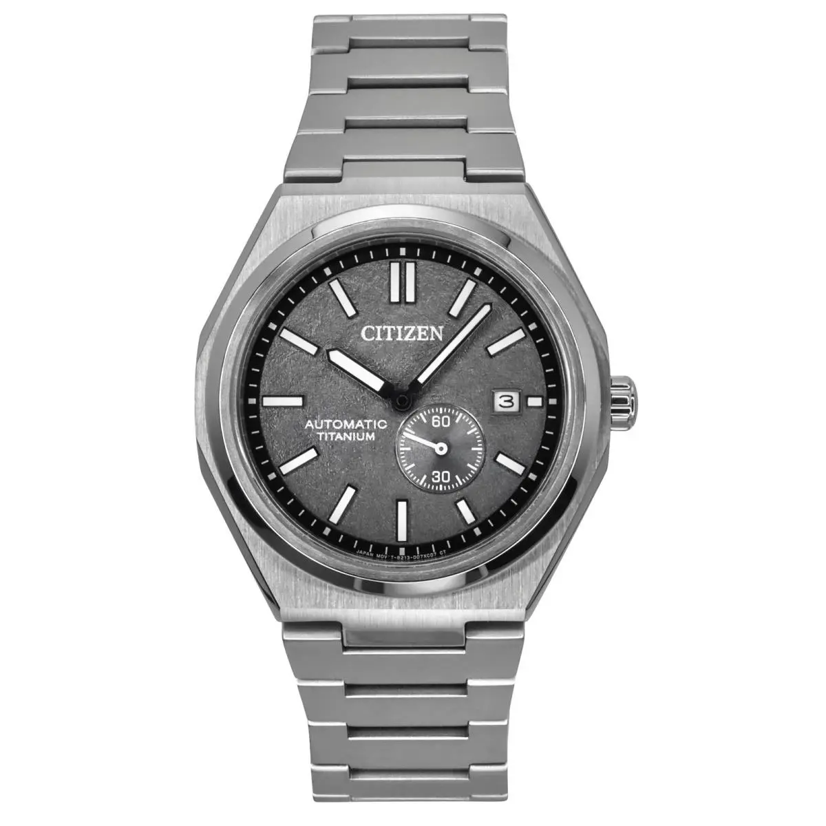 Zenshin Super Titanium Grey Dial Automatic NJ0180-80H 100M Mens Watch by Citizen