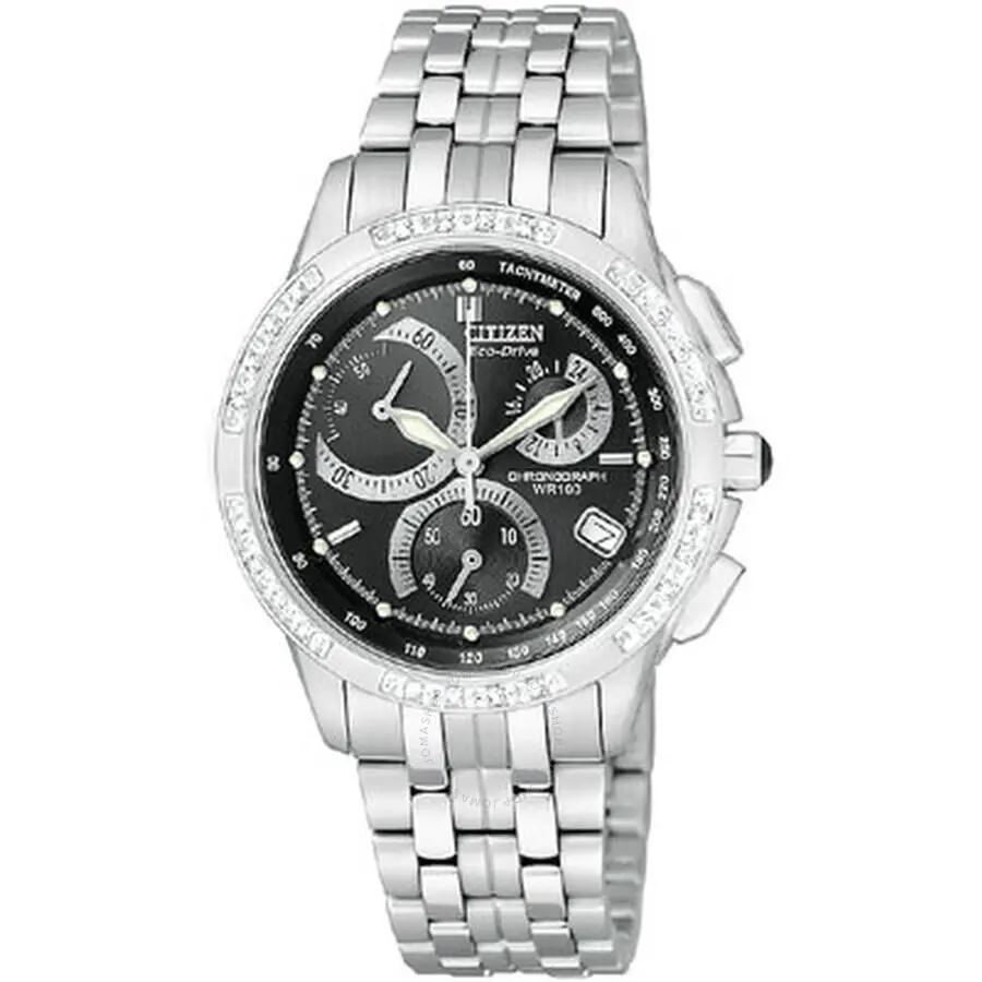 Citizen FB1090-57E Calibre 4700 Diamond Chronograph Tachymeter Date Ladies Watch