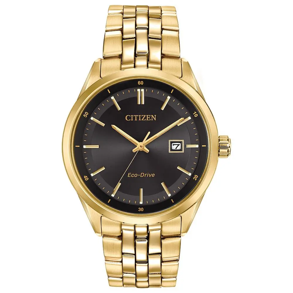 Citizen Addysen Eco-drive Black Dial Mens Watch BM7252-51E