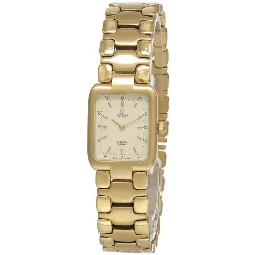 Citizen Noblia Cream Dial Gold-tone SS Women`s Watch SZ1212
