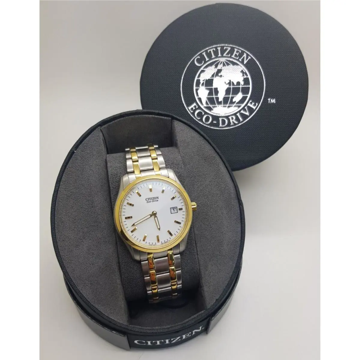 Citizen Eco Drive Men`s Watch AU1044-58A Size 7.75-8