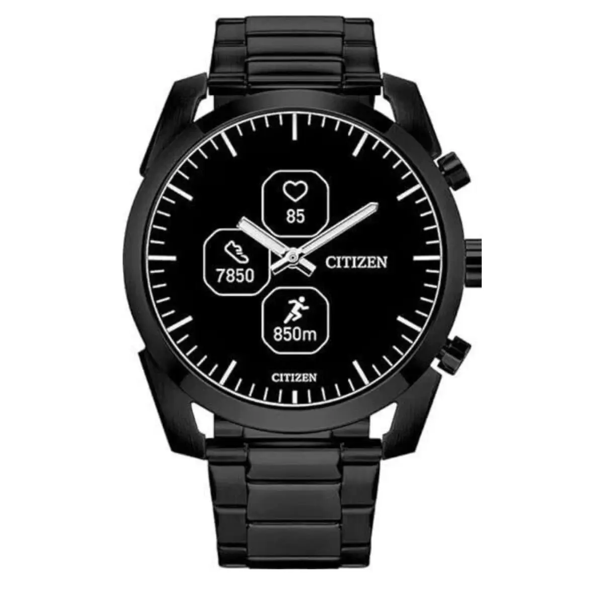 CZ Smart Watch Hybrid JX2017-56E Black Dial Black Bracelet Men`s by Citizen