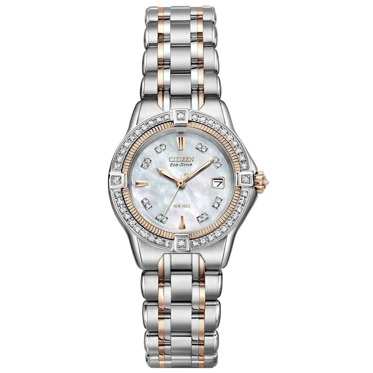 Citizen Eco-drive Signature Quattro Diamond Watch EW2066-58D 295