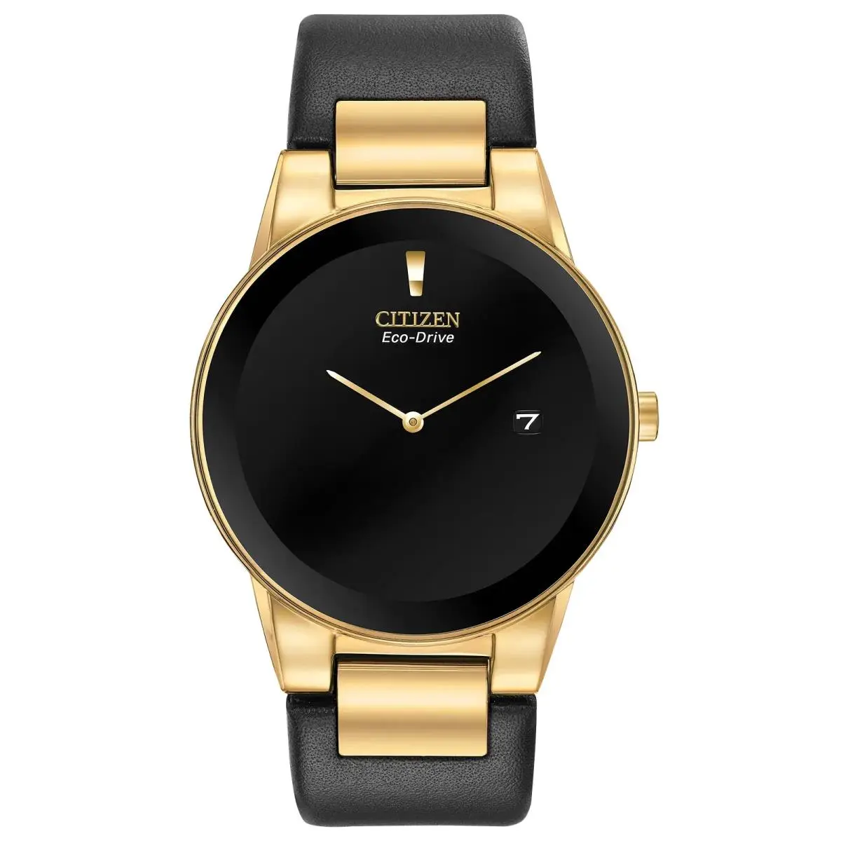 Citizen Watch Men Eco-drive AU1062-05E - Dial: Black, Band: Black