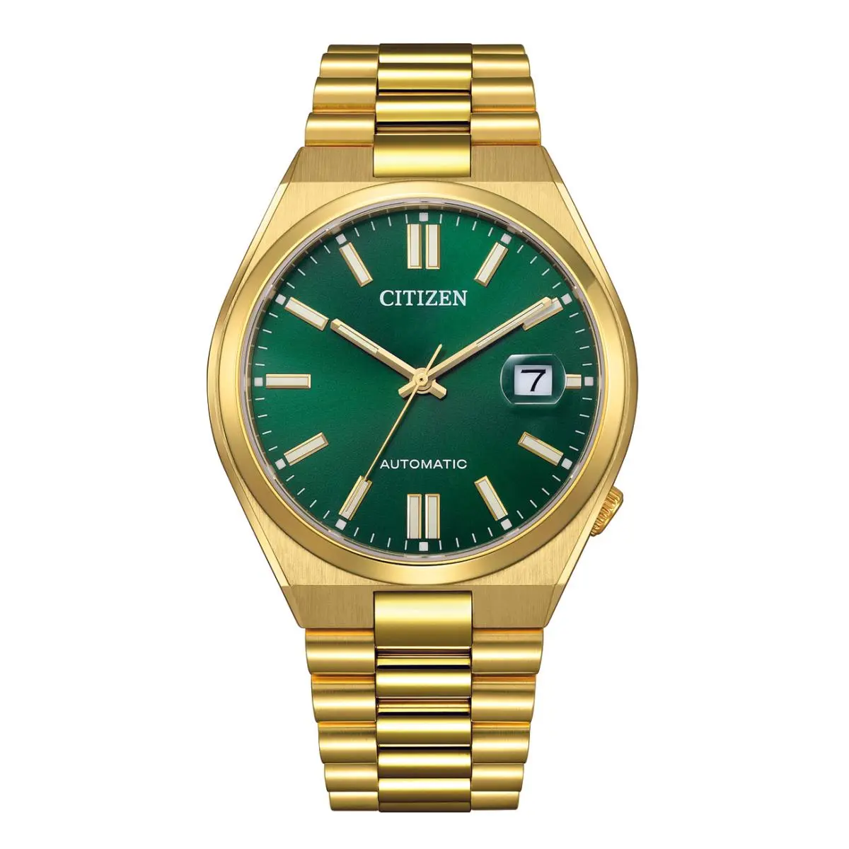 Citizen Men`s Tsuyosa Automatic Green Dial Watch - NJ0152-51X - Dial: Green