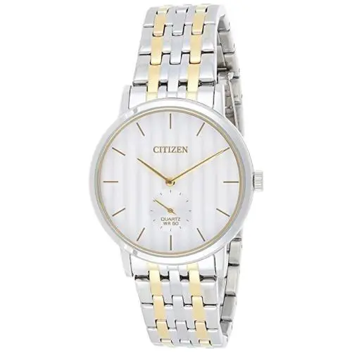 Citizen INT-BE9174-55A Quartz Men`s White Dial Two Tone Stainless Steel Watch