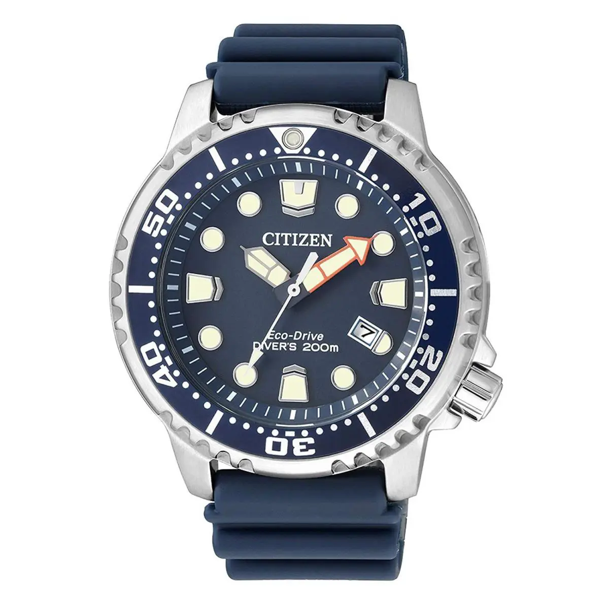Citizen Promaster Diver Men`s Eco Drive Watch - BN0151-17L - Dial: Blue, Band: Blue
