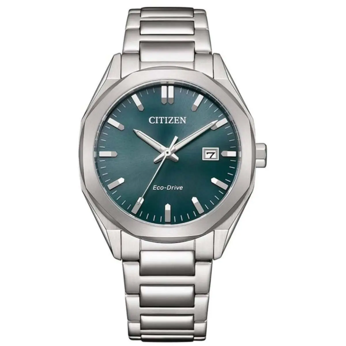 Citizen Octangle Eco-drive Green Dial Unisex Watch BM7620-83X