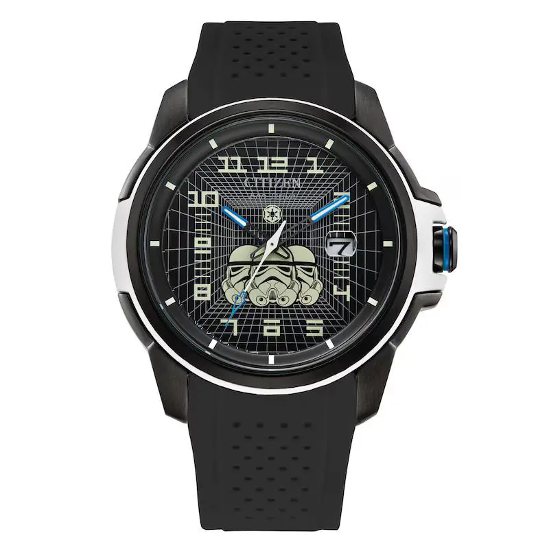 Citizen Imperial Stormtrooper Black Dial Polyurethane Band Watch AW1659-00W