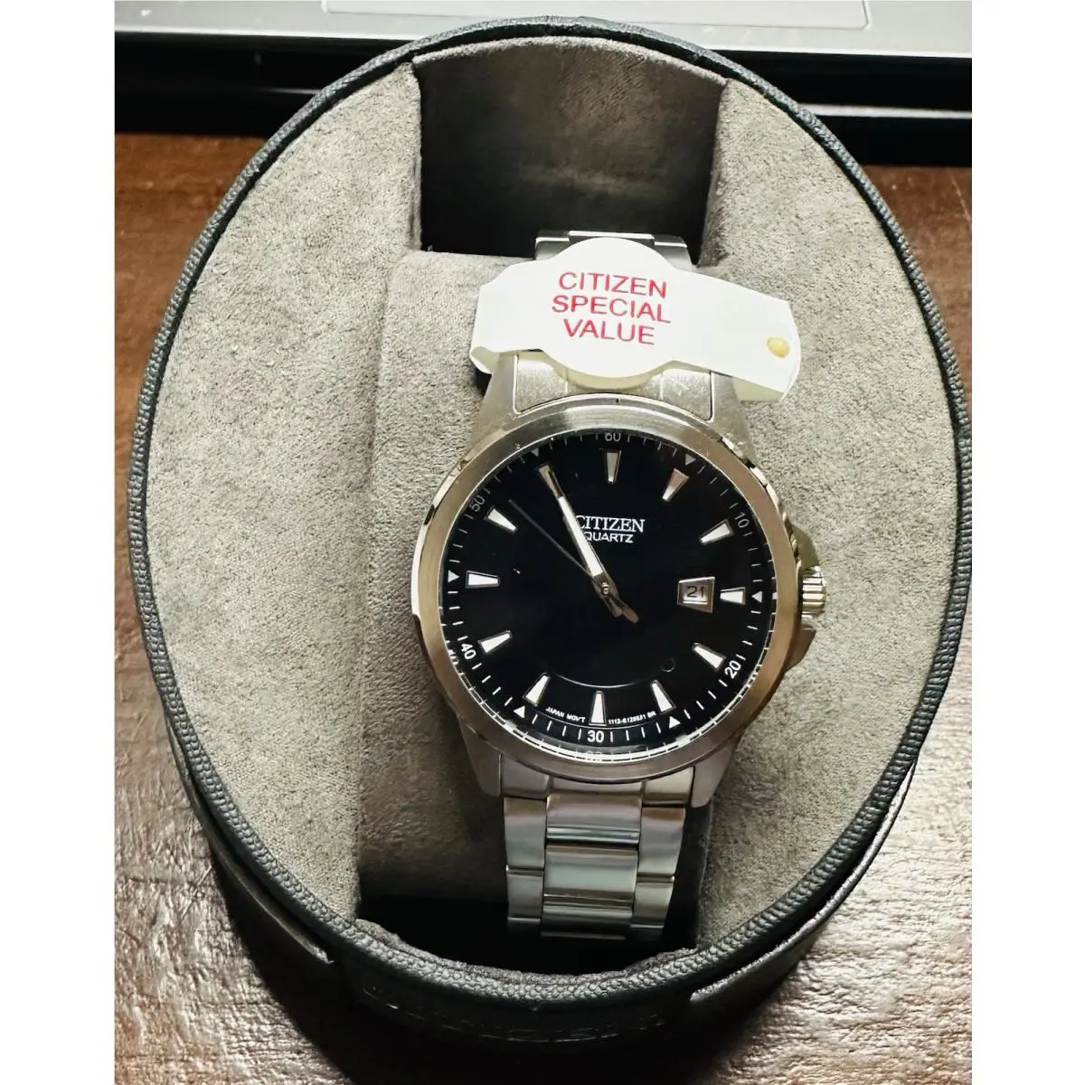 Citizen Men BI1010-51L Watch Quartz Movement Date 40mm Stainless Steel