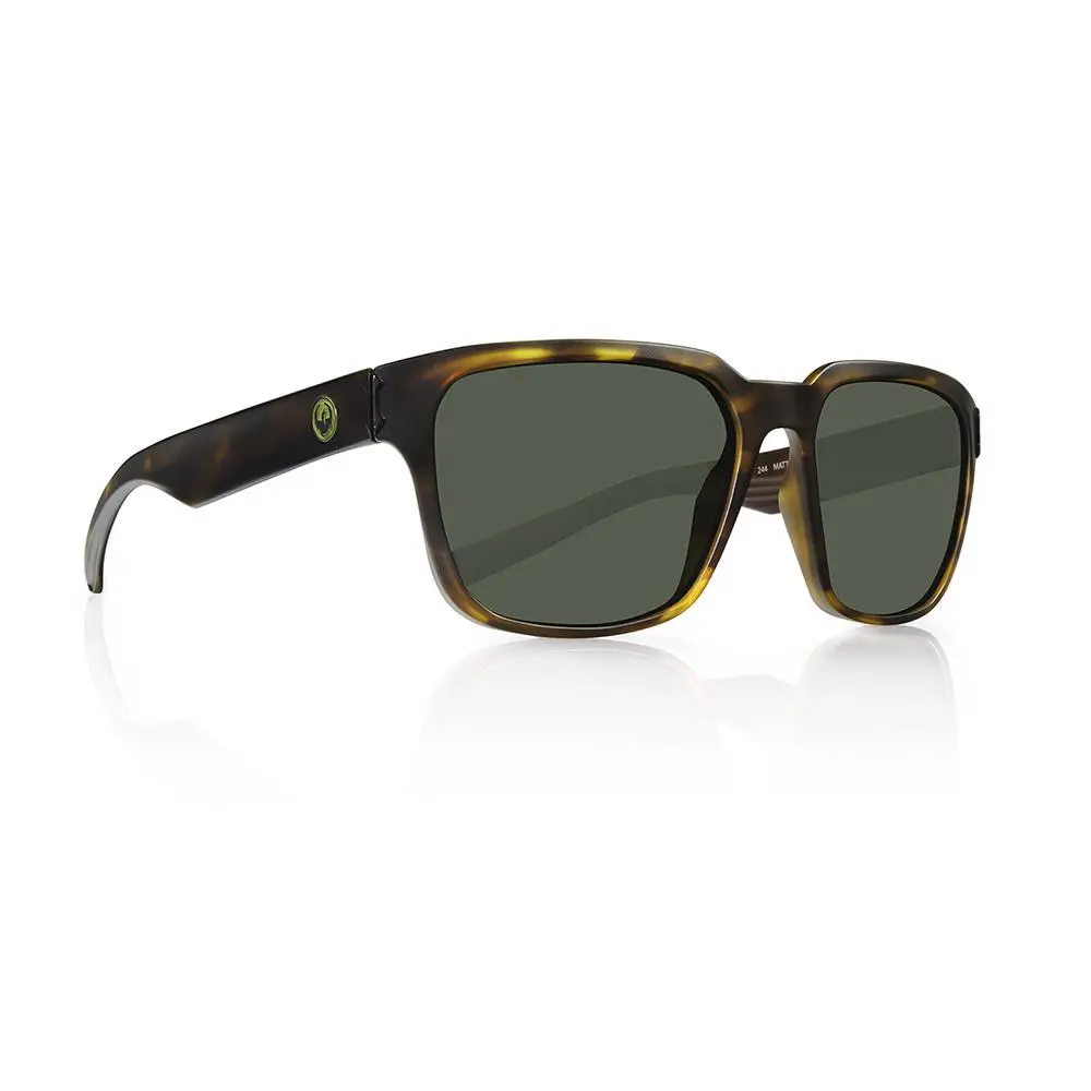 Dragon Reflector Sunglasses Matte Tortoise / G15 Green Lens 32739-5616244