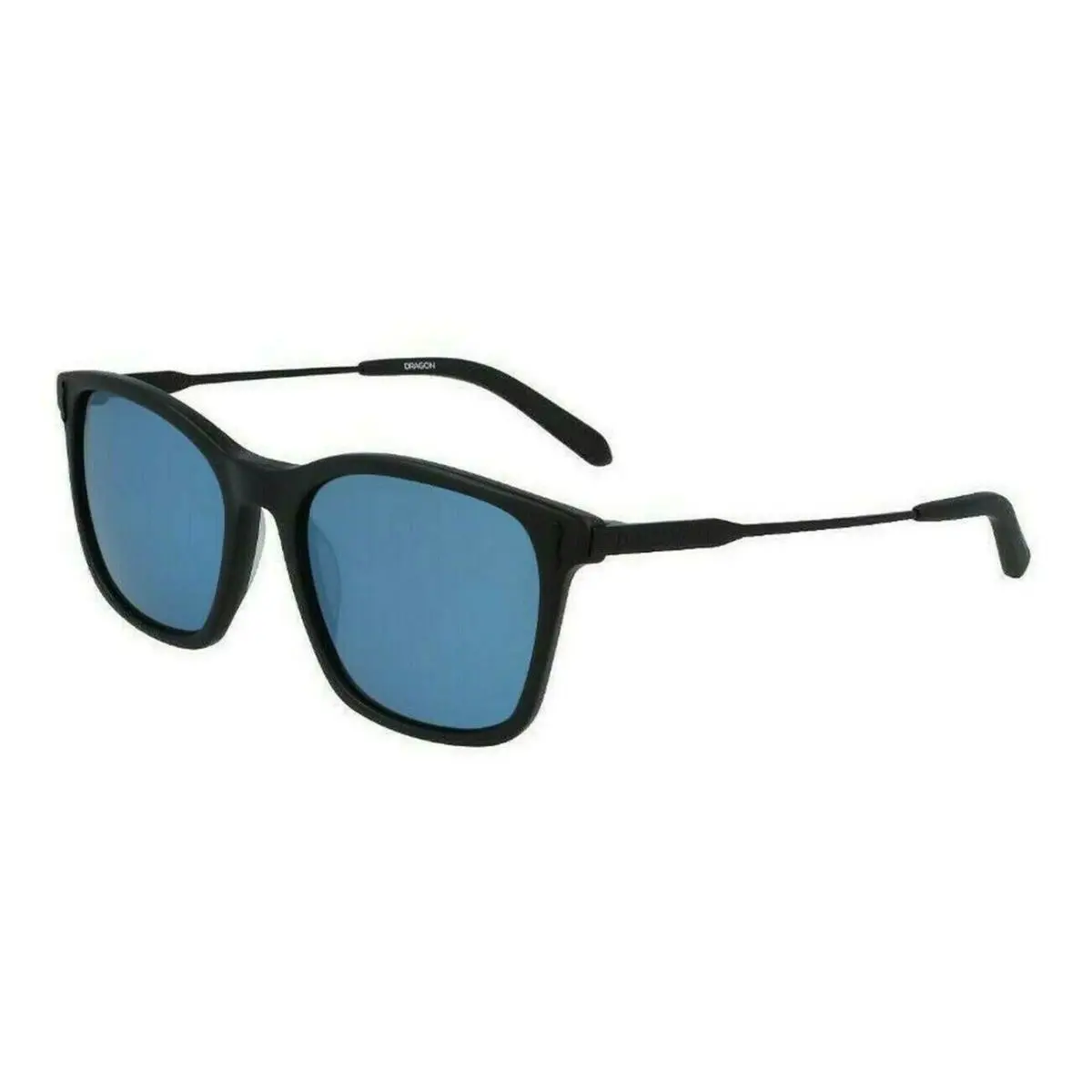 Jake Ion Sunglasses Matte Black / Blue Ion 886895392990 by Dragon Alliance