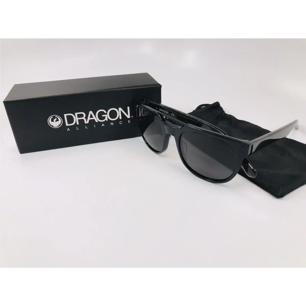 Dragon DR516S 001 Jet Black Mix Sunglasses with Grey Lenses