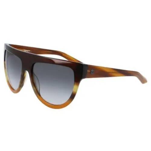 Dragon DR-DUSK-LL-259 Sunglasses 58mm - Frame: DK BRN HORN GRAD, Lens: LL SMOKE GR
