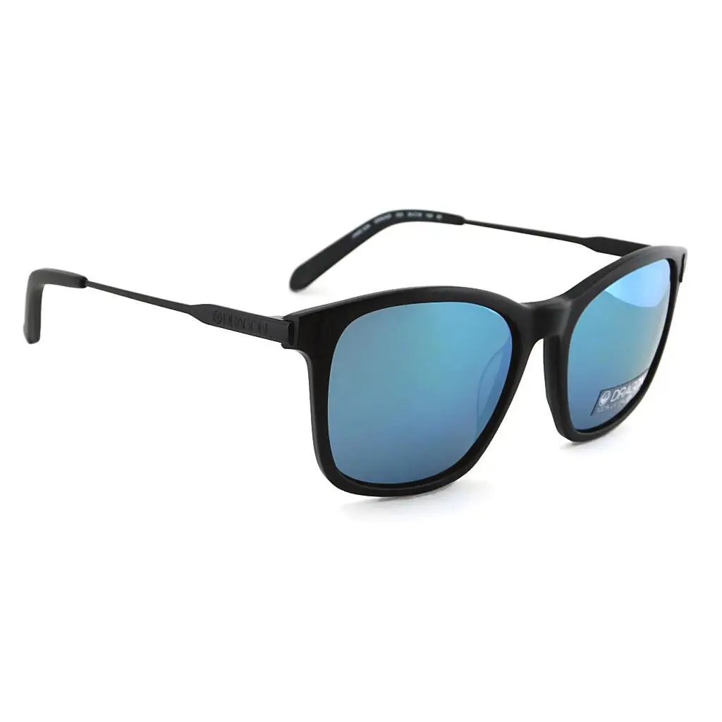Dragon Jake Sunglasses Matte Black / Blue Sky Ion Mirrored Lens
