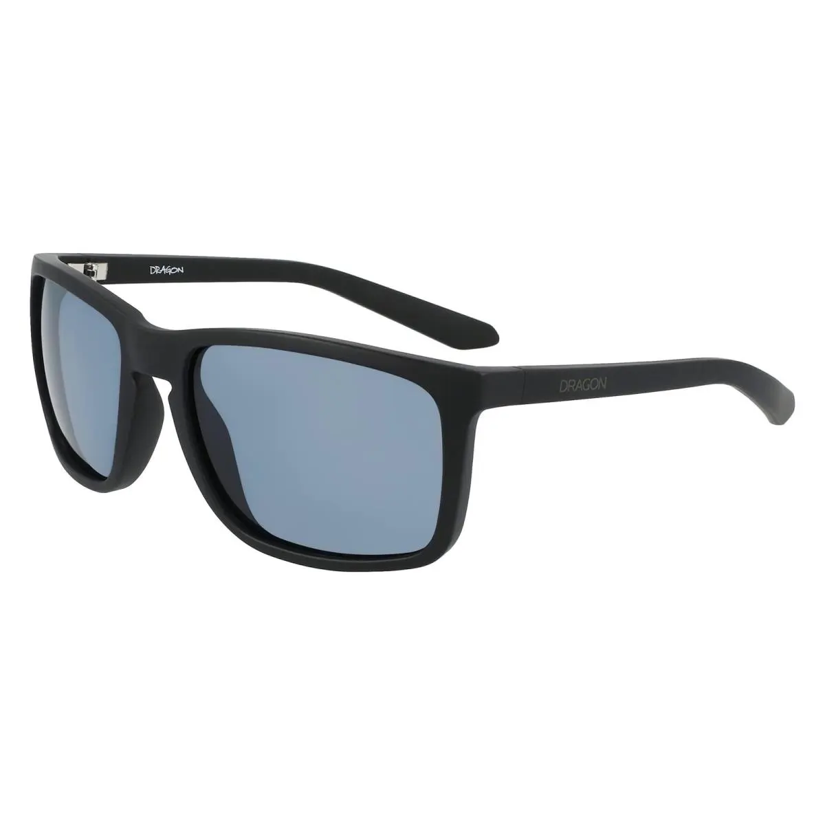 59336-002 Mens Dragon Alliance Melee Polarized Sunglasses - Frame: Matte Black, Lens: Smoke