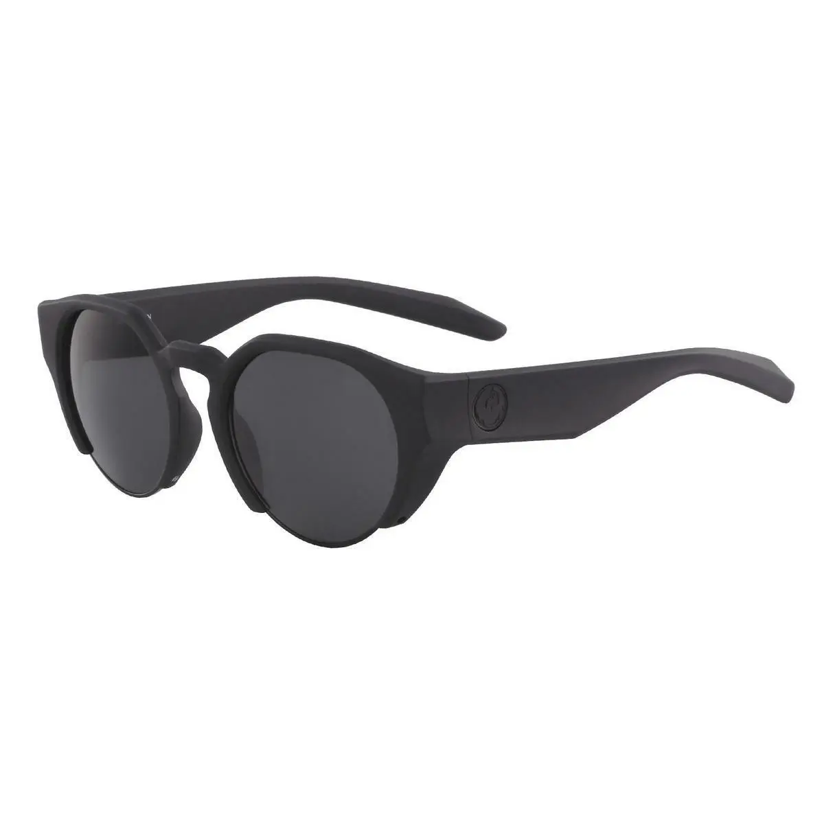 Dragon Compass Sunglasses Matte Black Lumalens Smoke