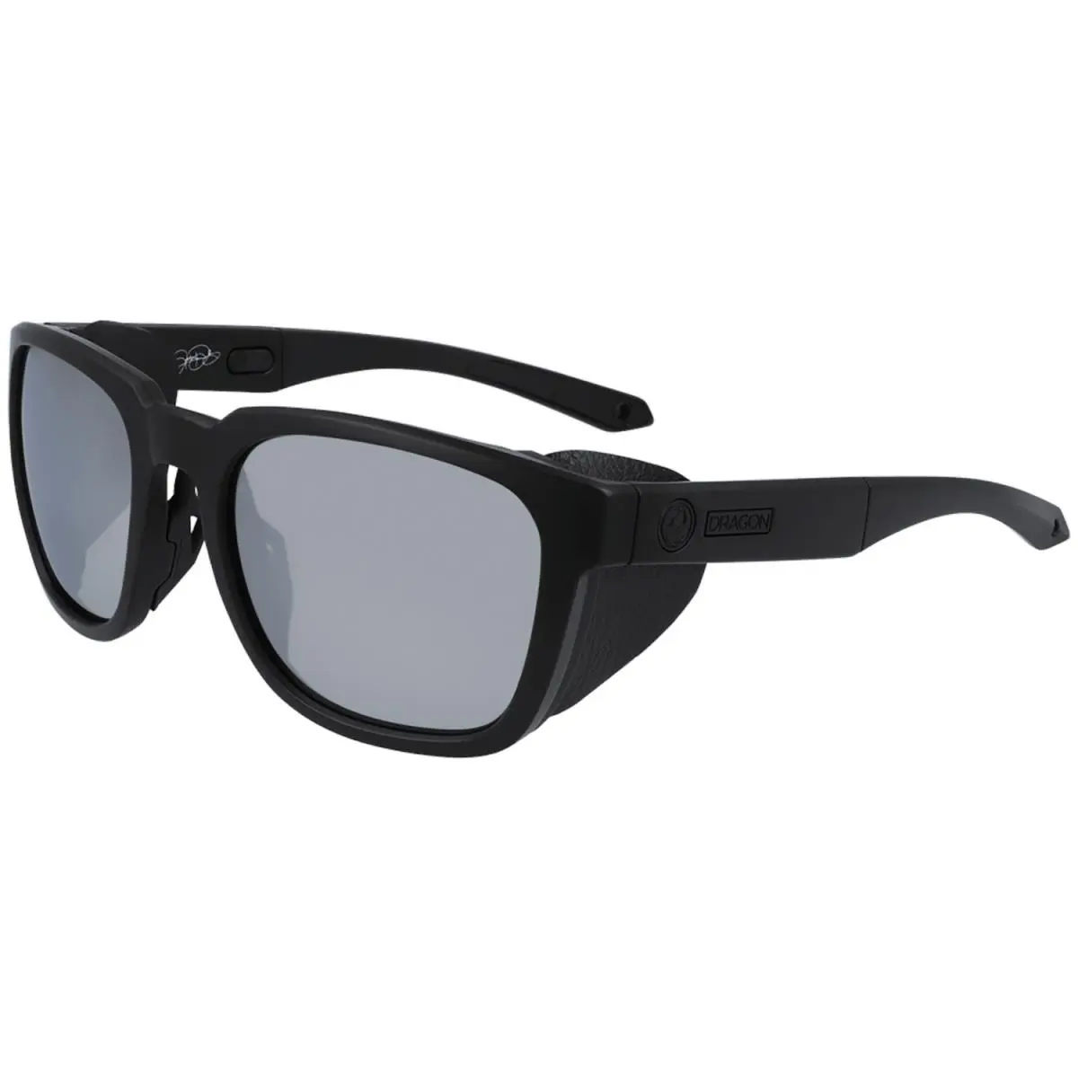 Mens Dragon Excusion X Sunglasses Black Frame ll Silver Lens