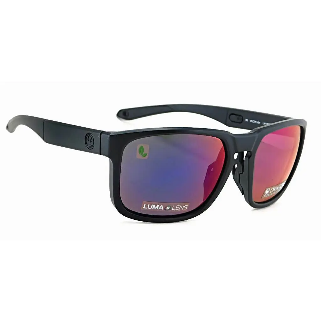 Dragon Latitude XP Sunglasses Matte Black / LL Infrared Ion Mirror Lens - Frame: Matte Black, Lens: Infrared Ion