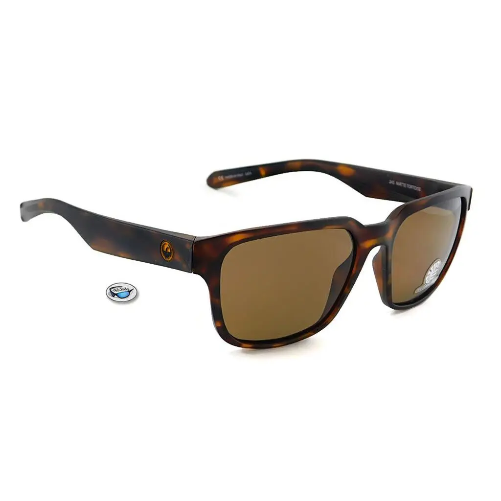 Dragon Reflector Polarized Sunglasses Matte Tortoise / P2 Brown Polar Lens - Frame: Matte Tortoise, Lens: P2 Polar Brown