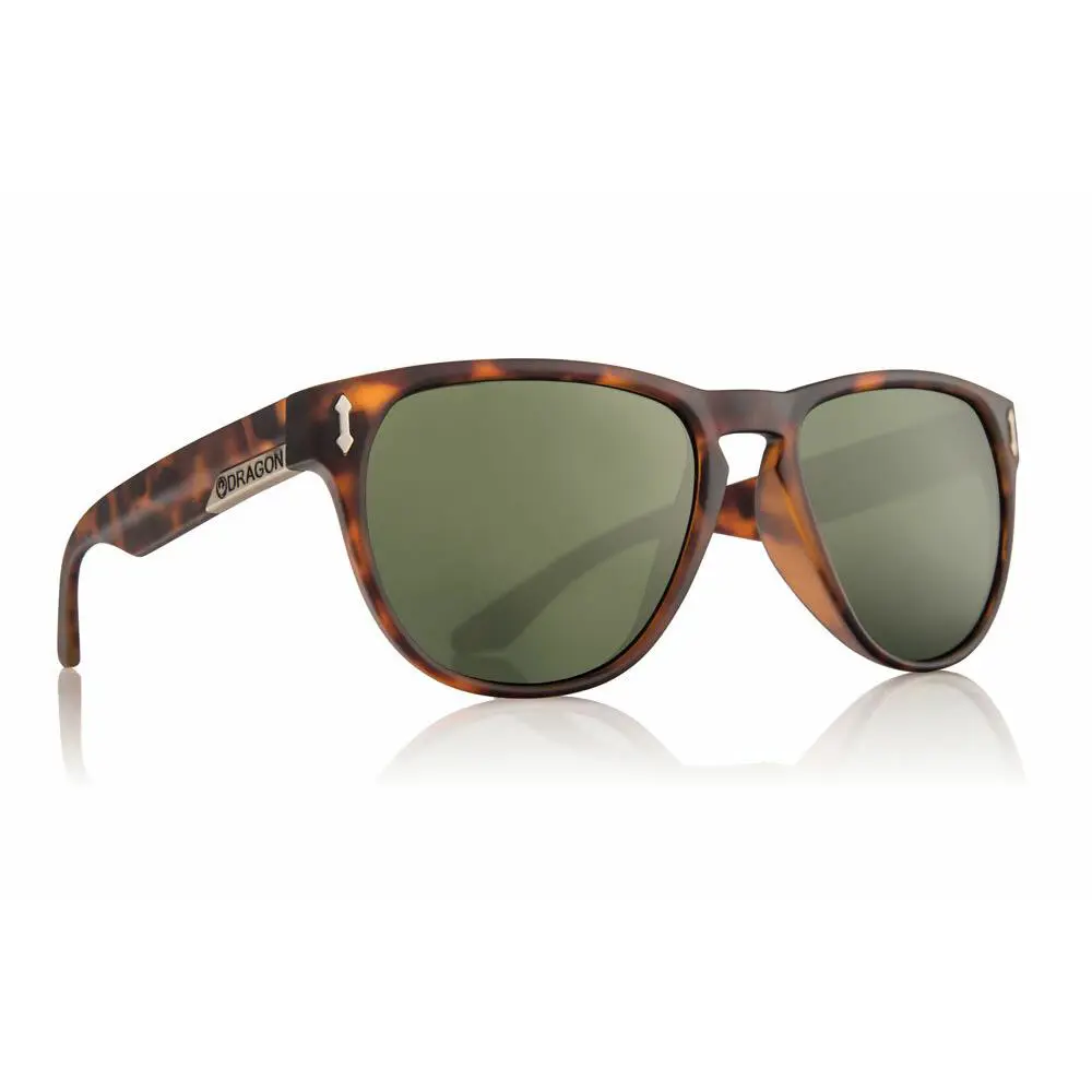 Dragon Alliance Marquis Matte Tortoise Green Sunglasses