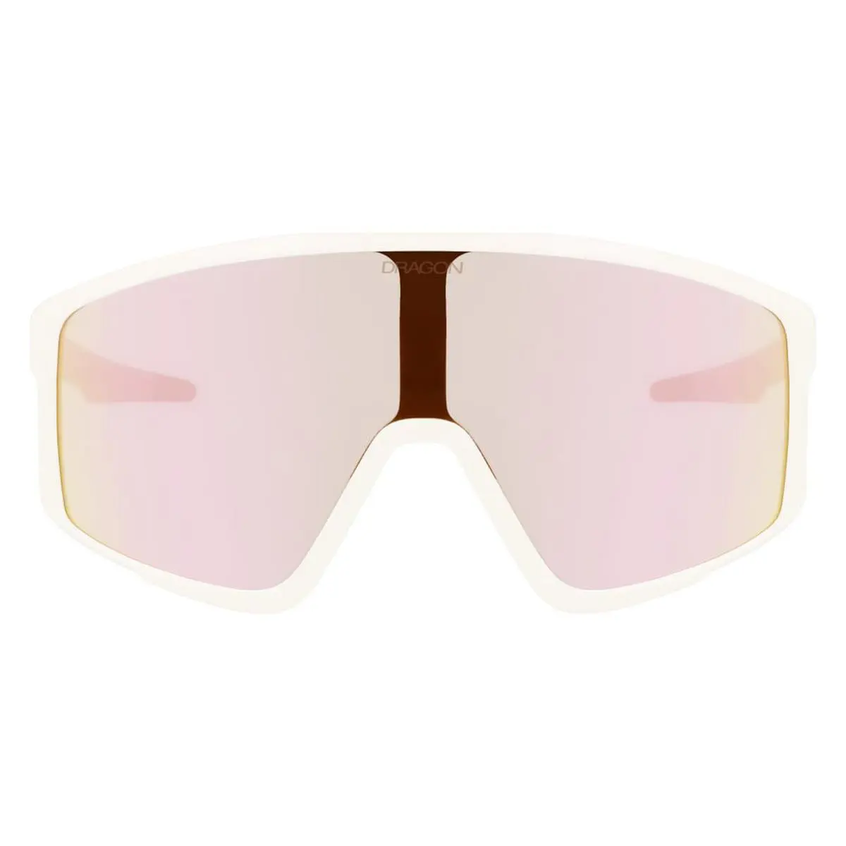 Dragon DR Amped LL Ion Sunglasses Male Cream 61mm - Frame: Cream, Lens: Rose Ion