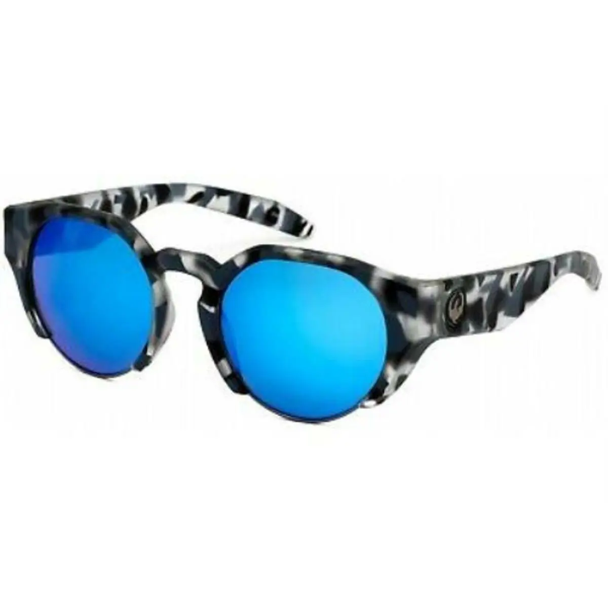 Dragon Compass Sunglasses Matte Mid Tortoise Blue Ion