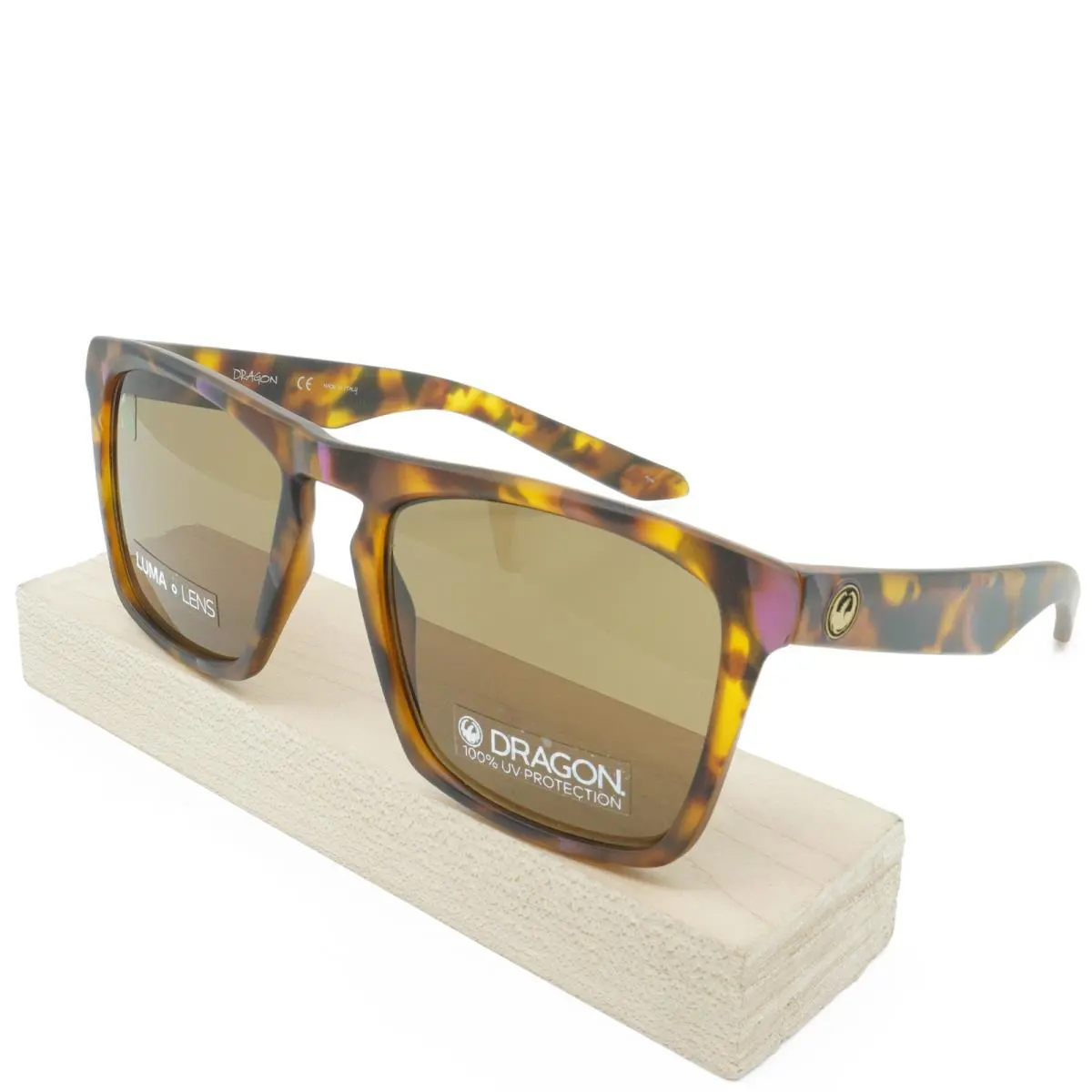 45551-228 Mens Dragon DR Drac LL Sunglasses - Frame: MATTE TORTOISE PURPLE