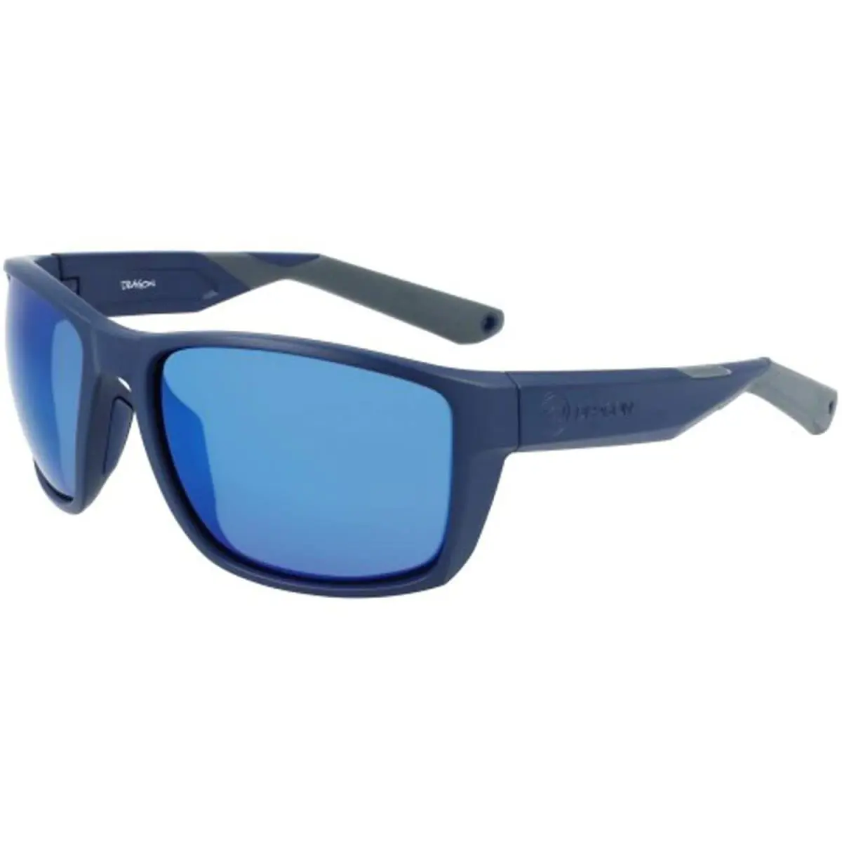 Dragon DR Reel X LL 418 Matte Navy Floating Polarized Sunglass W/blue Ion - Matte Navy H2o, Frame: Matte Navy, Lens: Blue