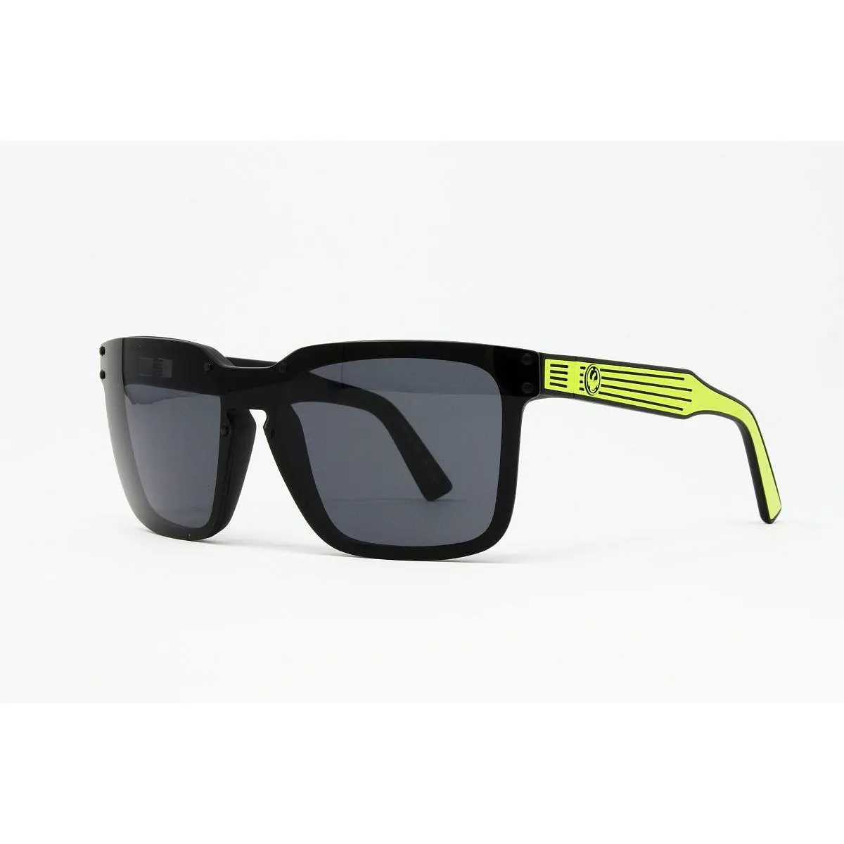 Dragon Alliance Men`s Sunglasses Mansfield Color 757 Matte Black/lime 58mm