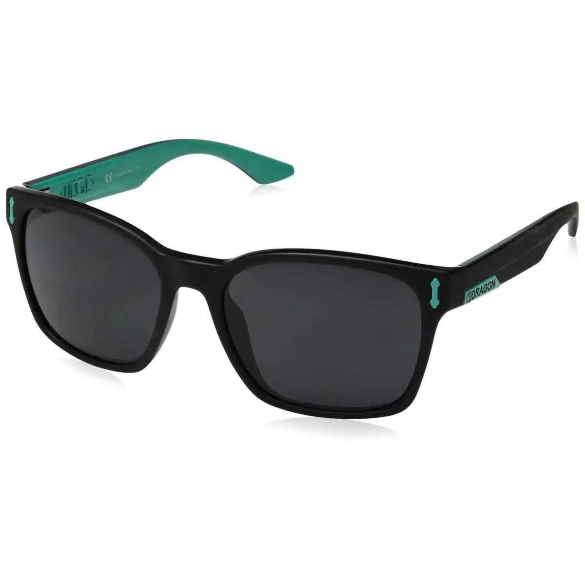 27073-007 Mens Dragon Alliance DR511S Liege Sunglasses - Frame: Matte Black/Teal