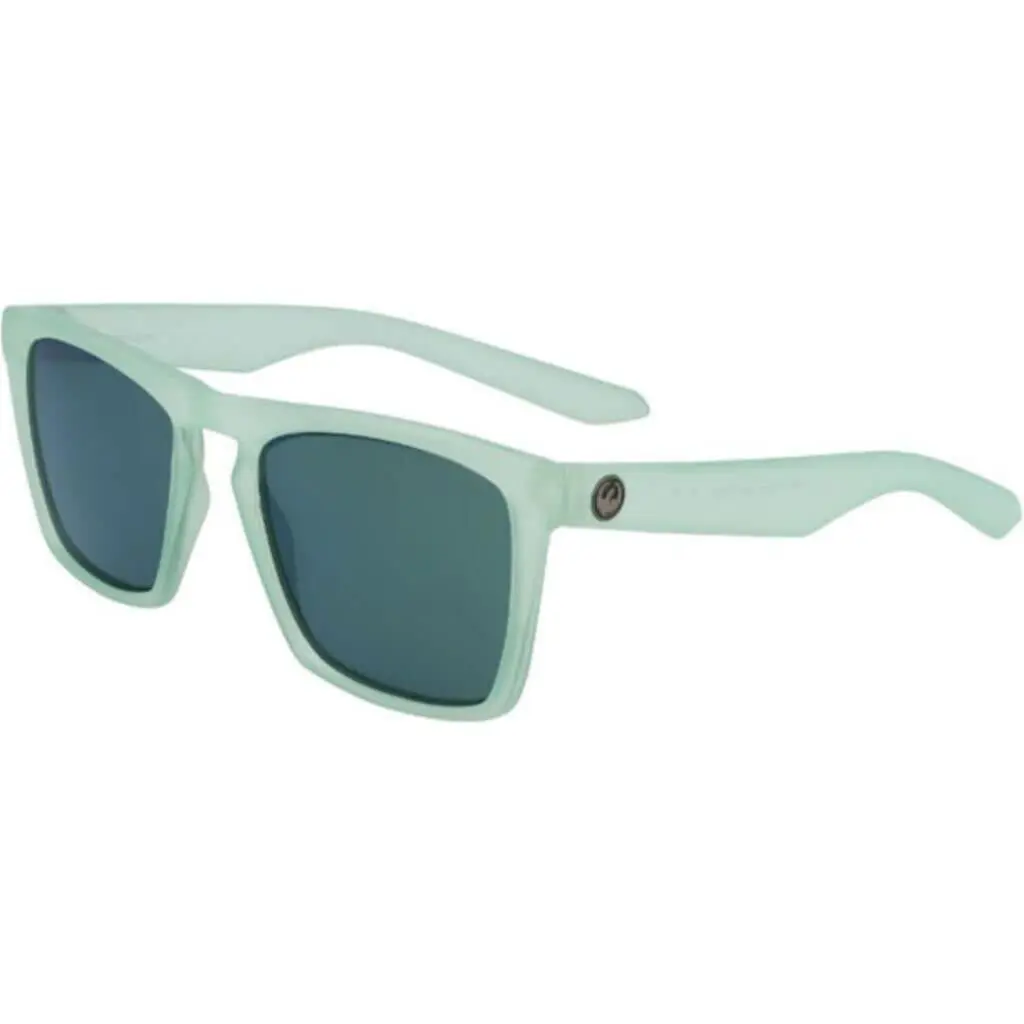 Dragon DR Drac LL Ion 333 Matte Seafoam Sunglasses with Green Mirror Lenses