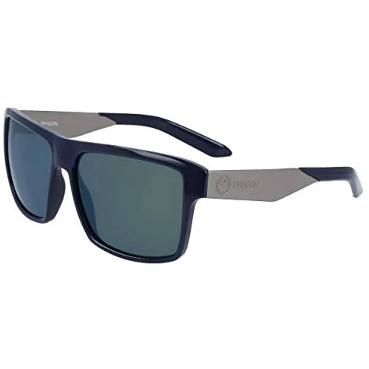 Dragon DR Space LL 410 Navy Sunglasses with Smoke Petrol Ion Luma Lenses - Navy/Ll Smoke Petrol Ion, Frame: Blue, Lens: Gray