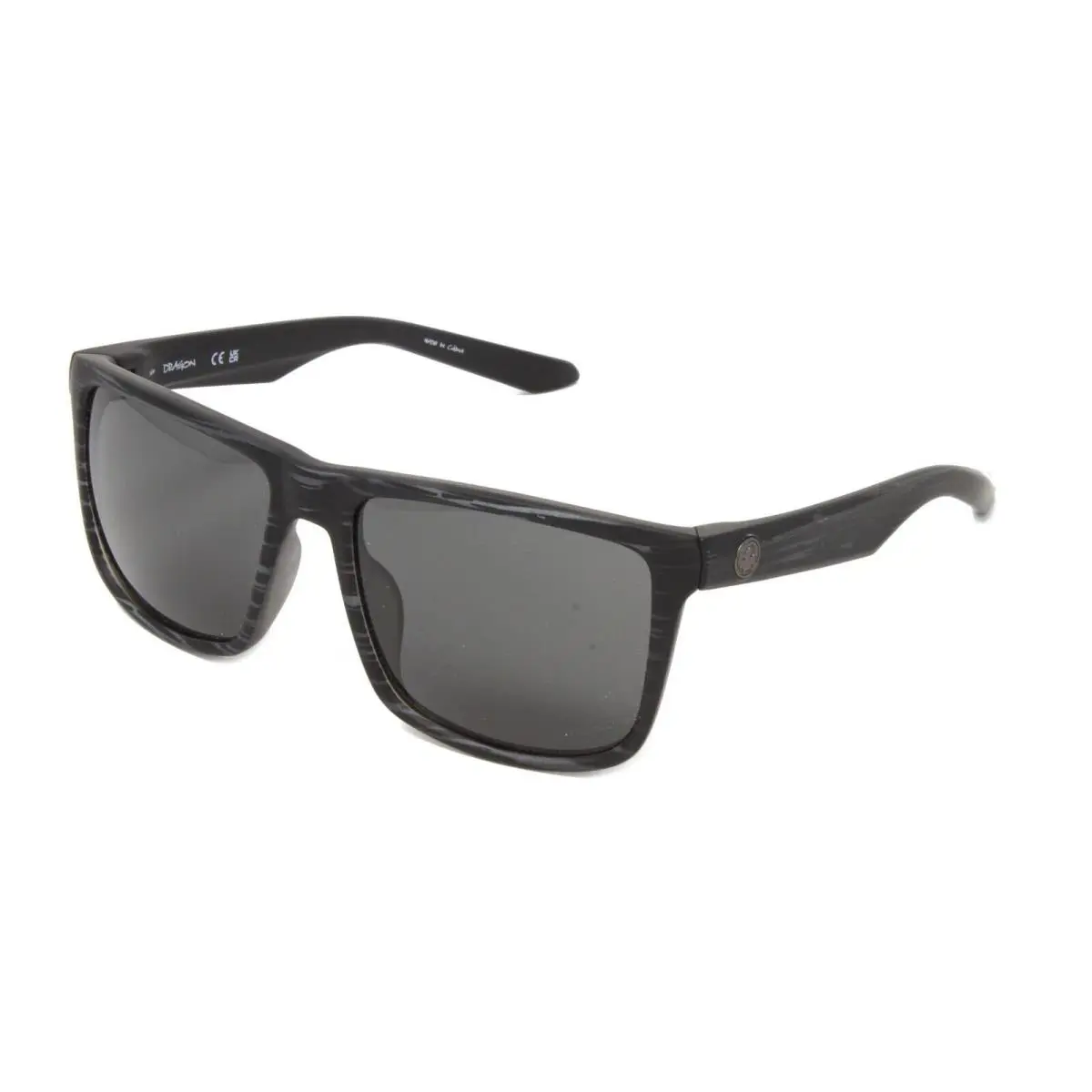 Dragon Sunglasses Men`s Square Meridien LL 033 Drift Wood 57mm Grey Lens by Dragon Alliance