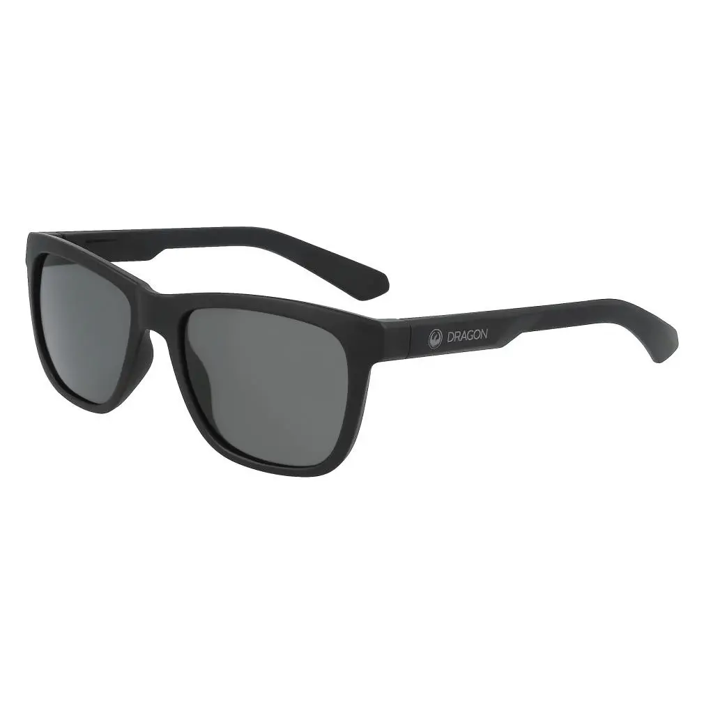 Dragon Bishop LL Matte Black H2O LL Smoke Polarized Sunglasses by Dragon Alliance