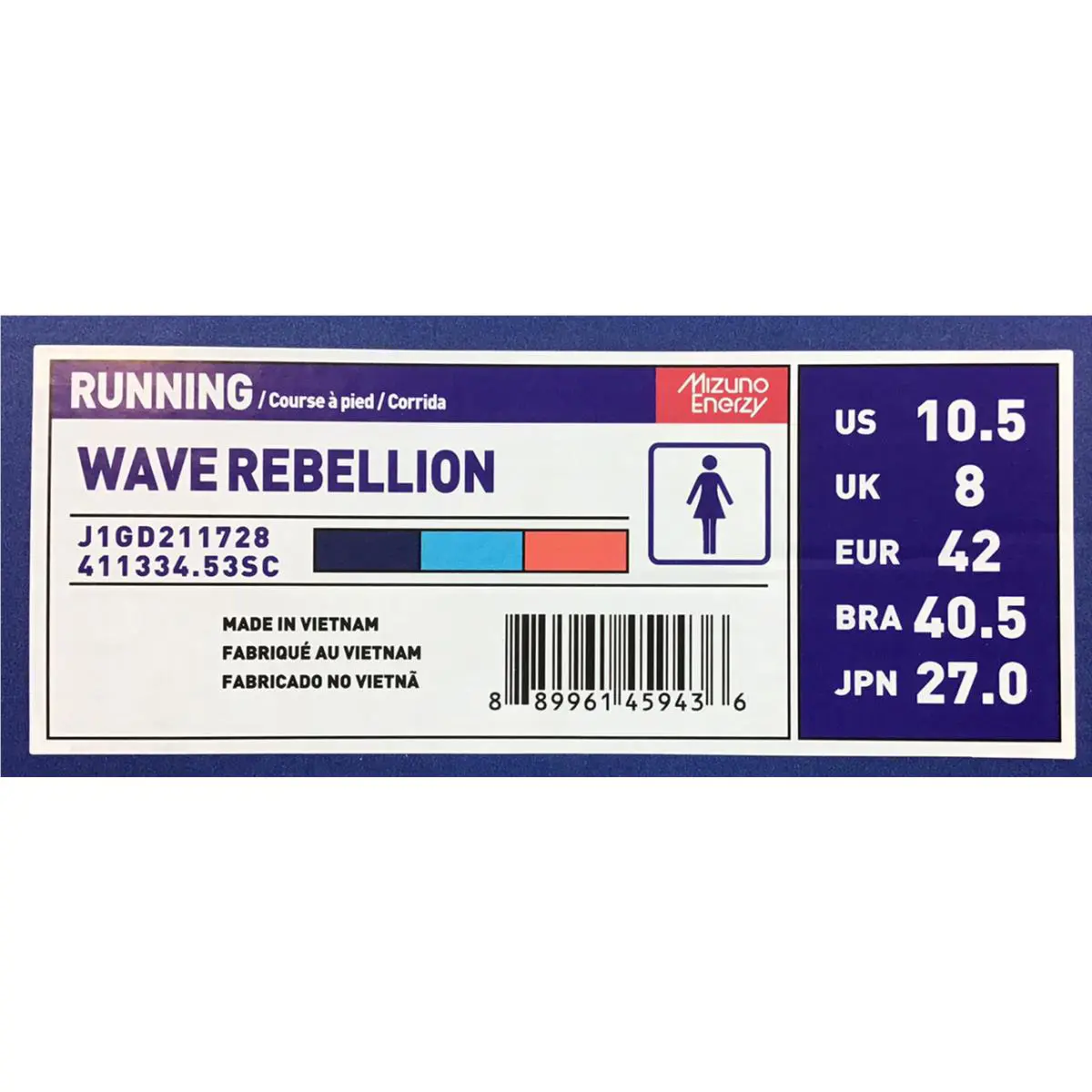 Mizuno shoes - Mizuno Wave Rebellion - Wave Rebellion - Blue 12