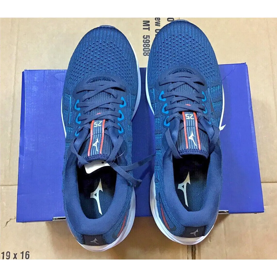 Mizuno shoes - Mizuno Wave Sky - Wave Sky - WAVE - Blue 3