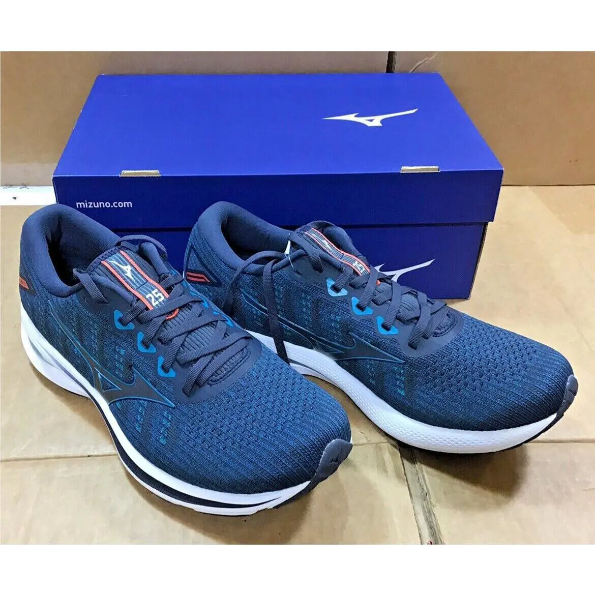 Mizuno shoes - Mizuno Wave Sky - Wave Sky - WAVE - Blue 8