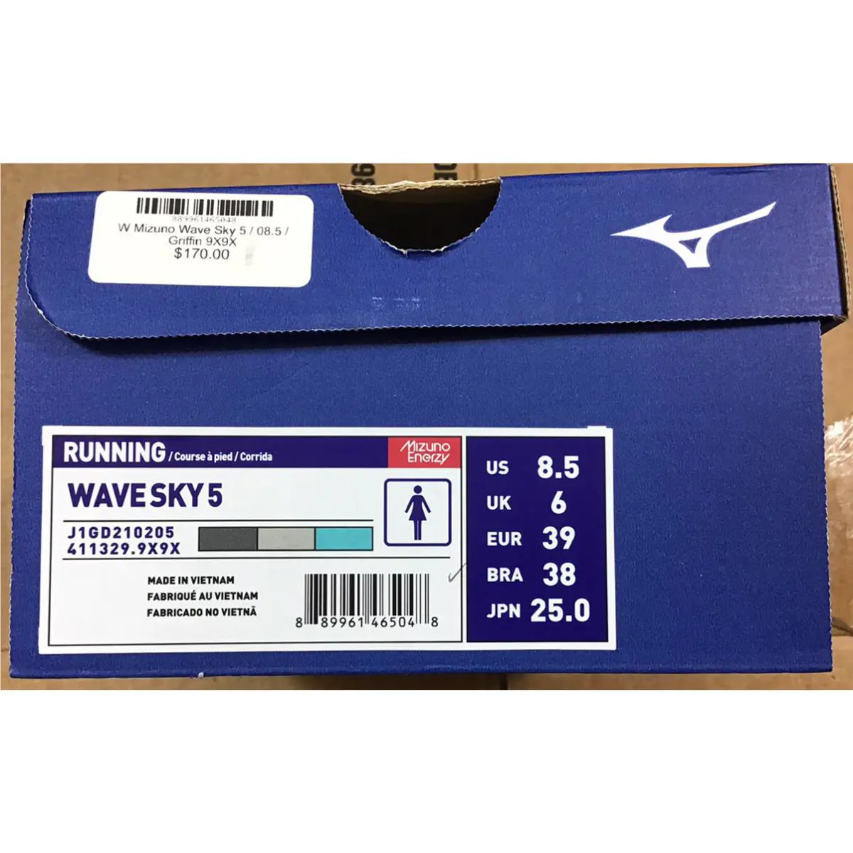 Mizuno shoes - Mizuno Wave Sky - Wave Sky - 411330 - Gray 4