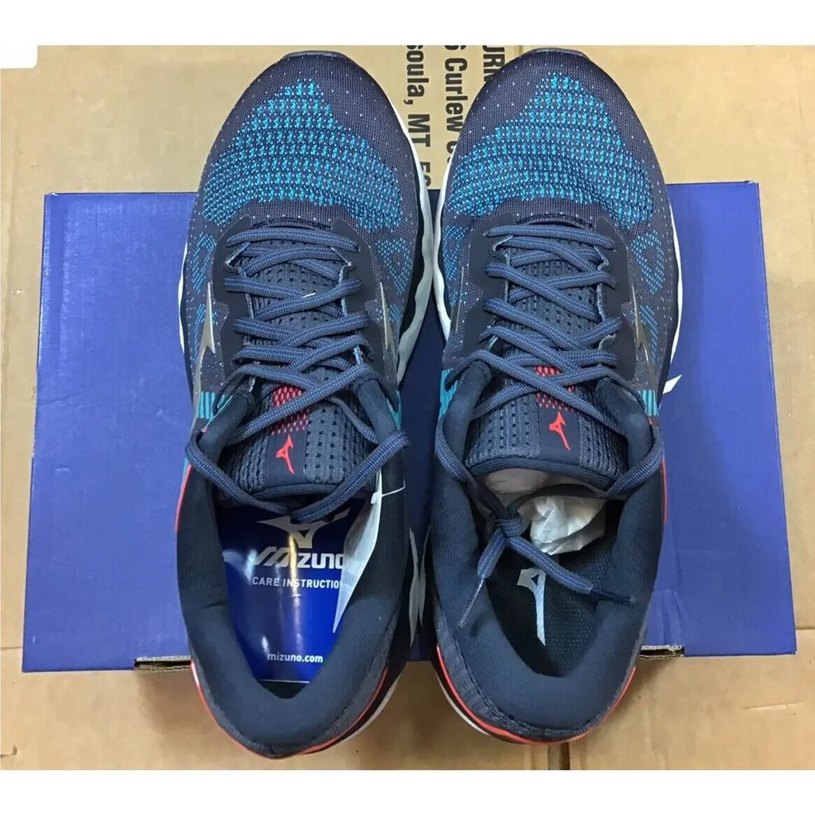Mizuno shoes - Wave Horizon 5 - Wave Horizon - Navy 3
