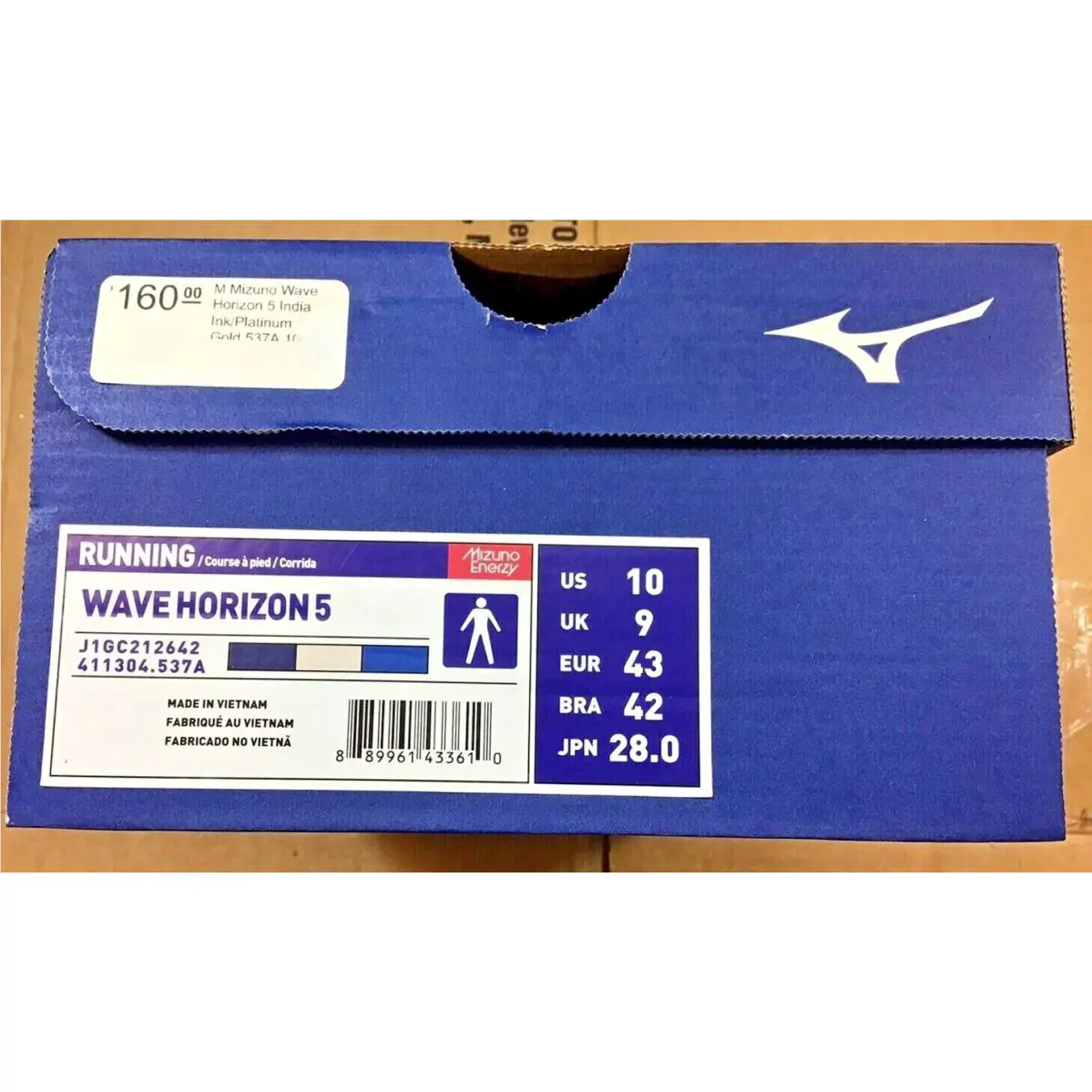 Mizuno shoes - Wave Horizon 5 - Wave Horizon - Navy 4